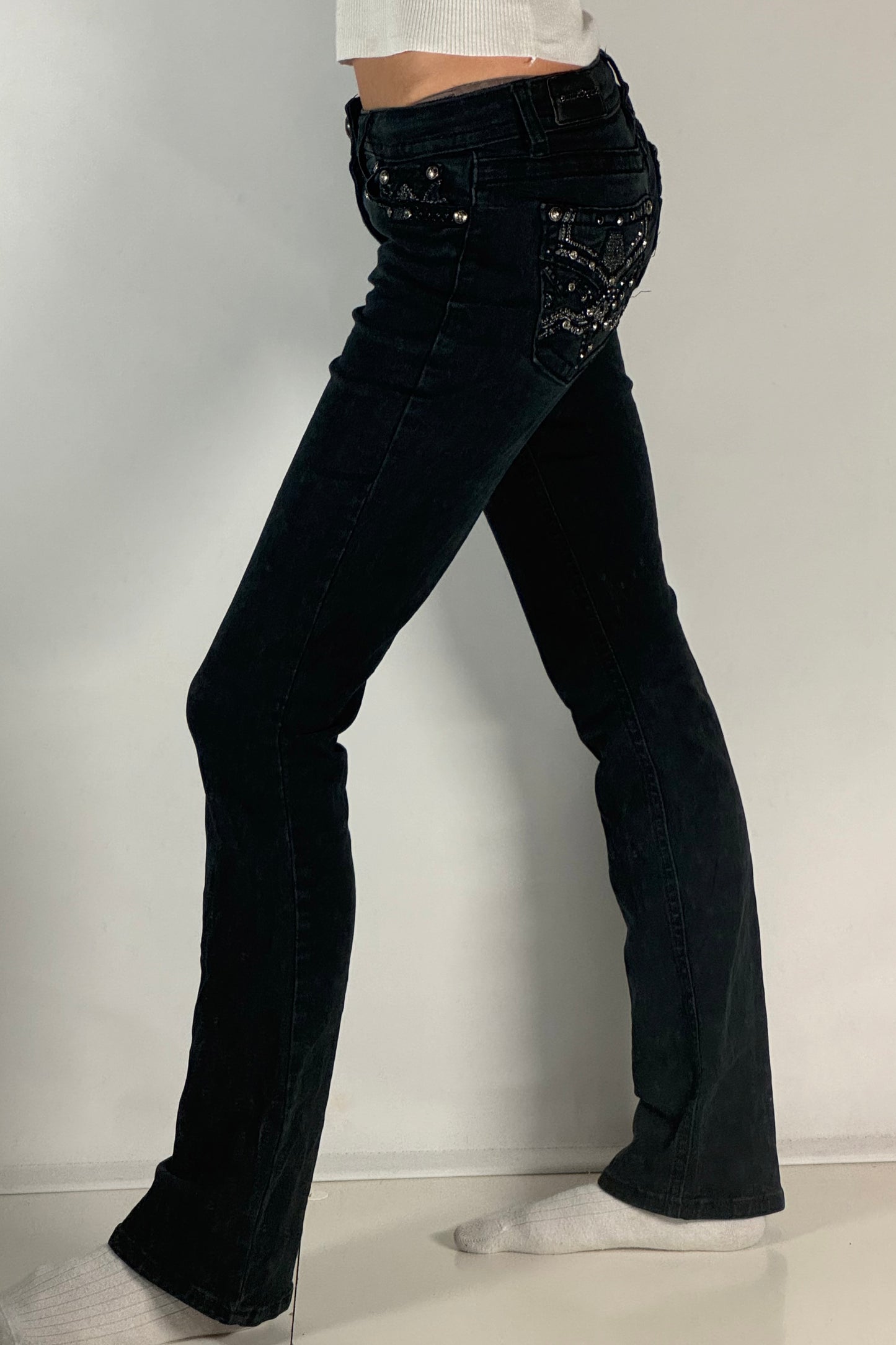 Lågmidjade jeans stl: XXS