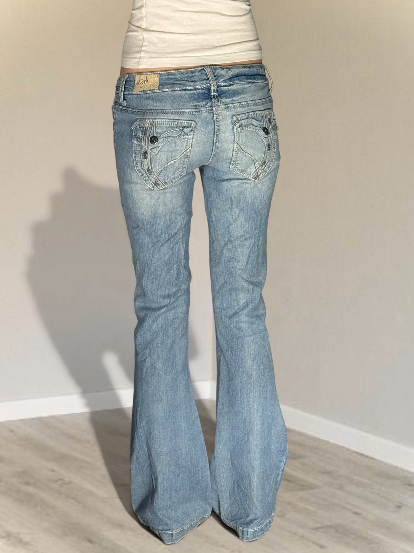 Lågmidjade jeans stl: S