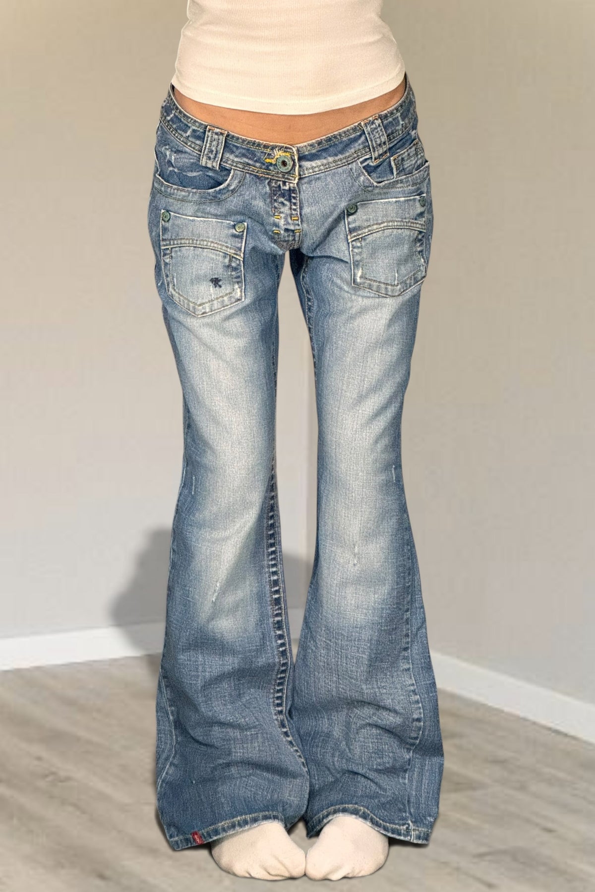 Lågmidjade jeans stl: M