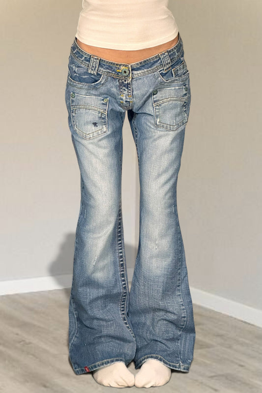 Lågmidjade jeans stl: M