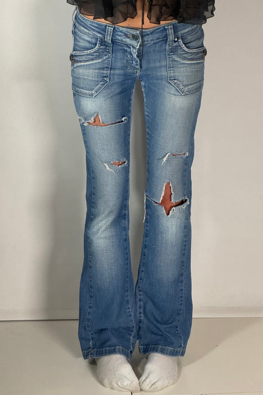 Lågmidjade jeans stl: S
