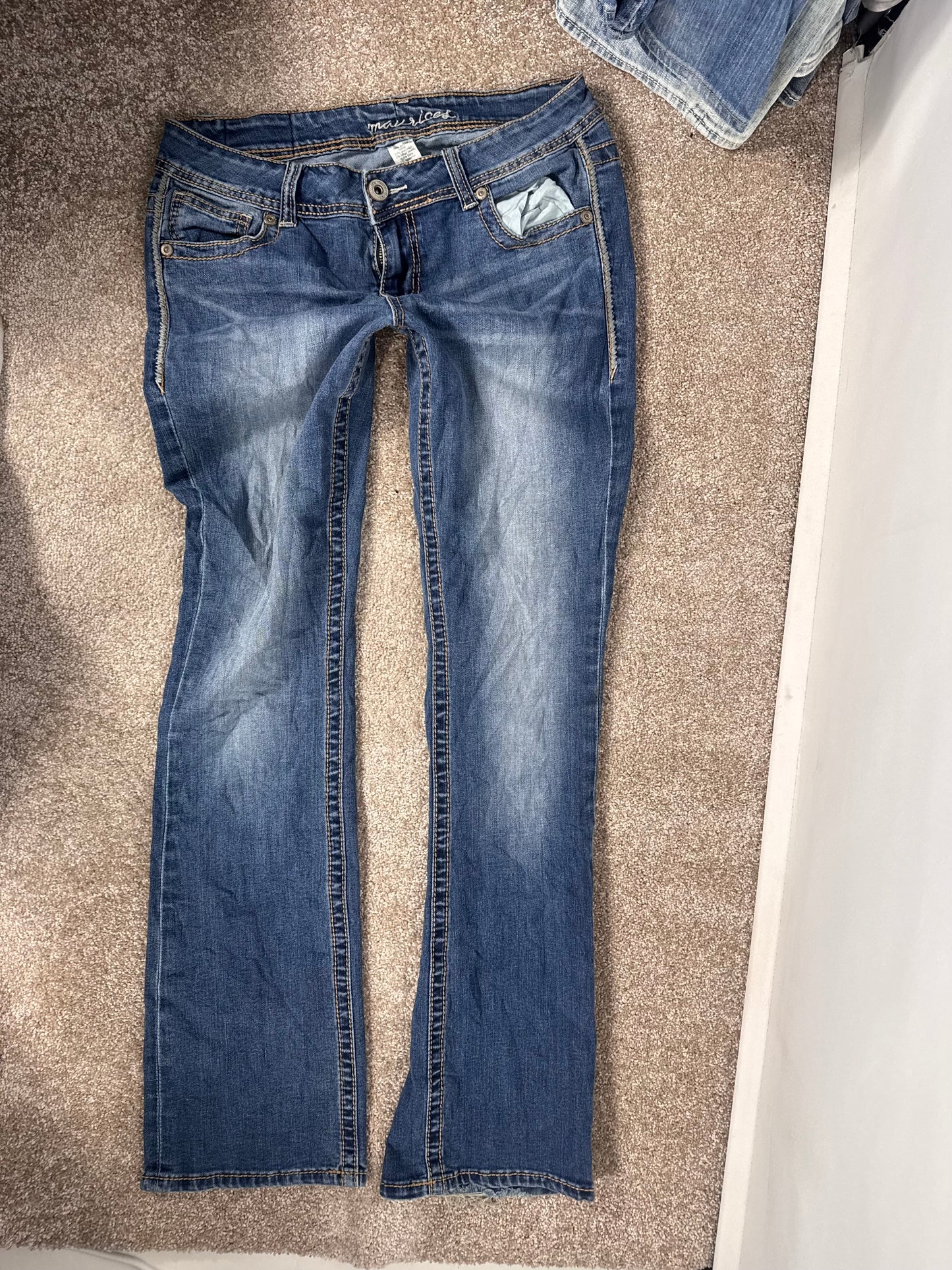 Lågmidjade jeans stl: S