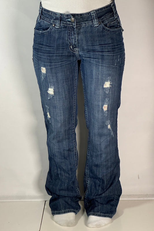 Utsvängda jeans stl: S/M