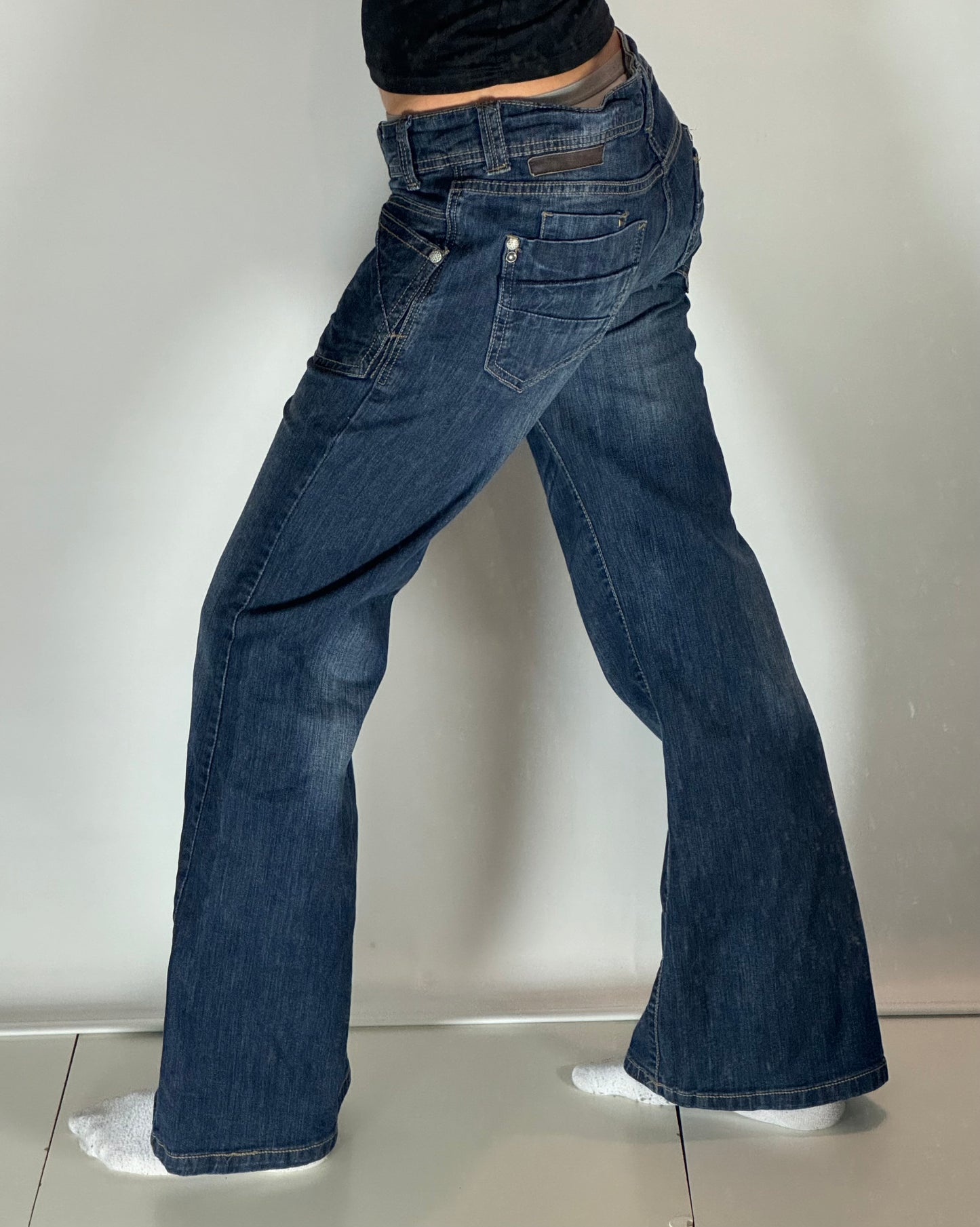 Lågmidjade jeans stl: M