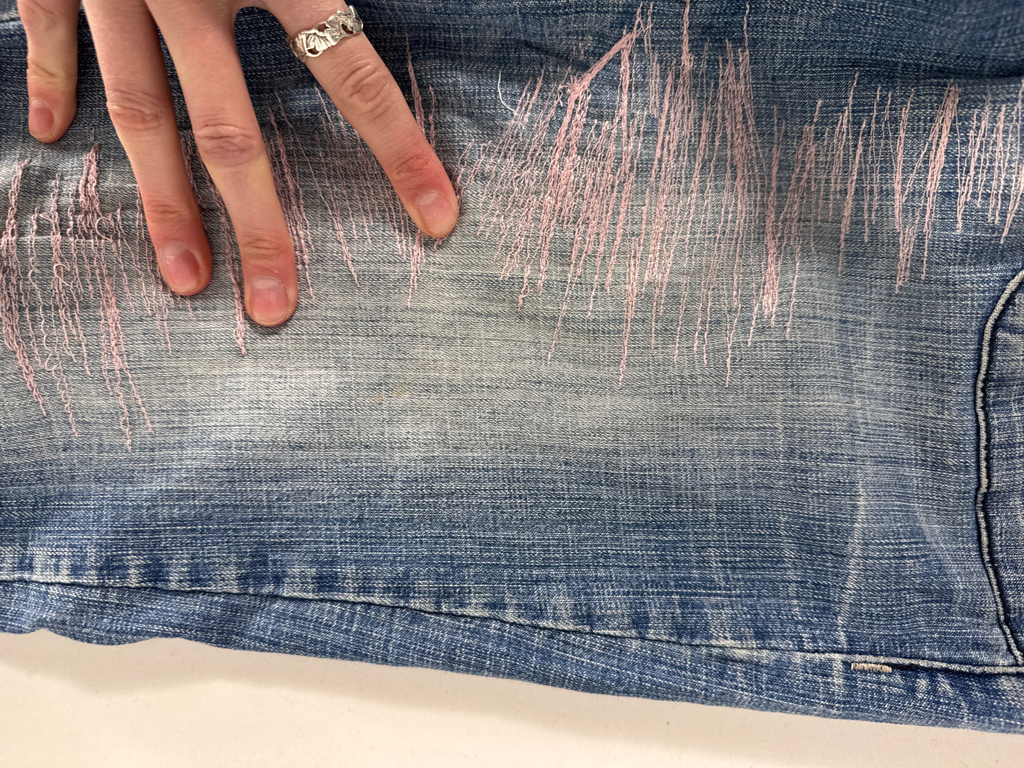 Lågmidjade jeans stl: S/M