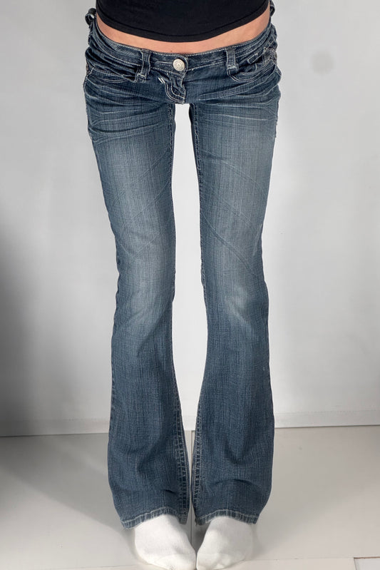 Lågmidjade jeans stl: XS