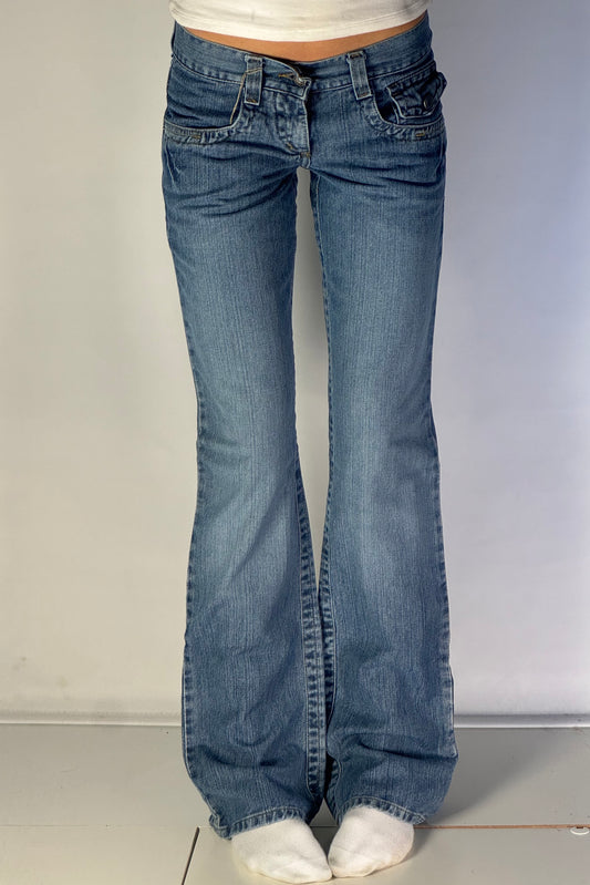 Lågmidjade jeans stl: XXS
