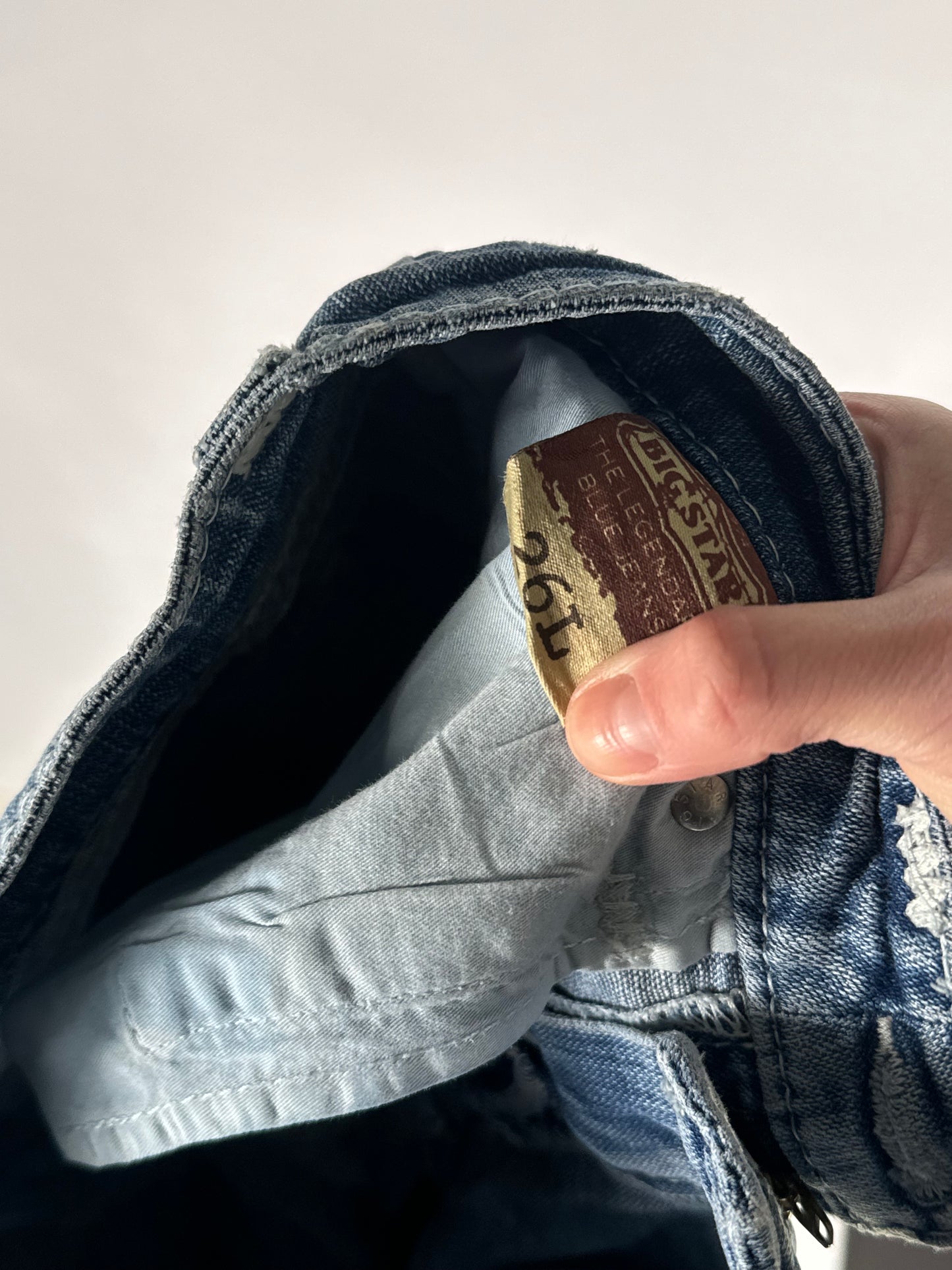 Lågmidjade jeans stl: S