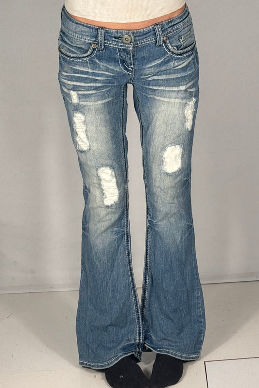 Lavtaljede jeans str: S