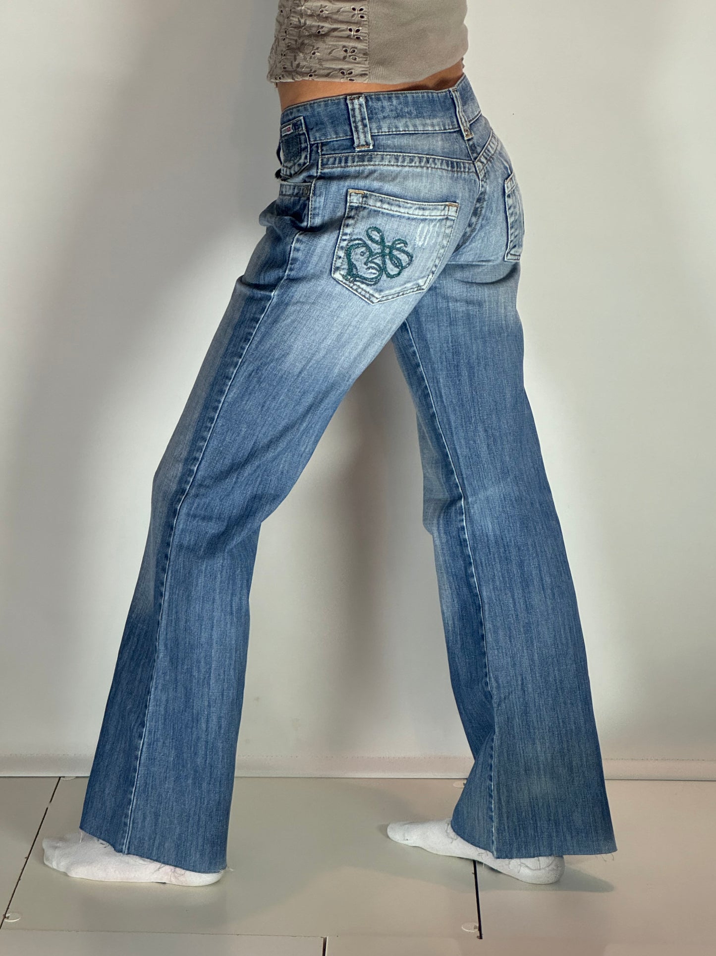 Lågmidjade jeans stl: S