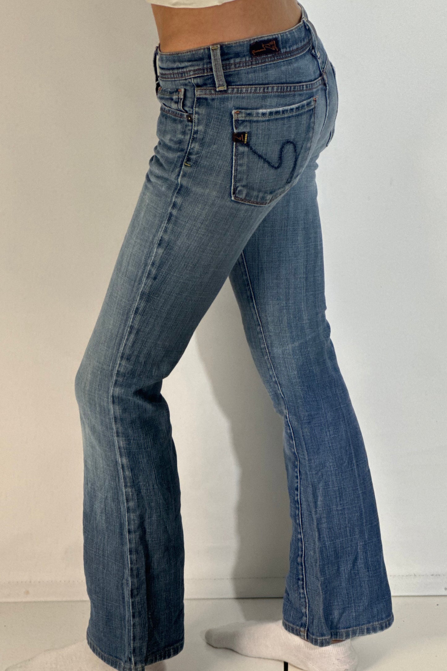Lågmidjade jeans stl: XS