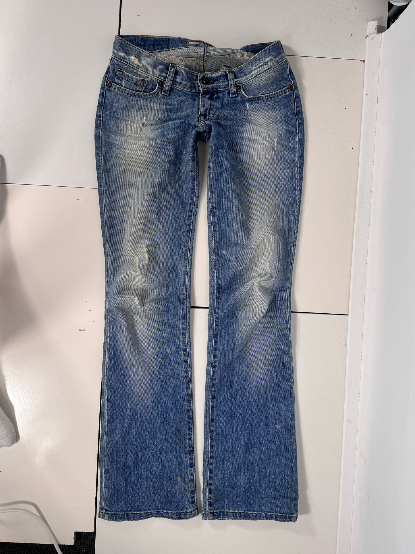 Lavt-sittende jeans str: XS