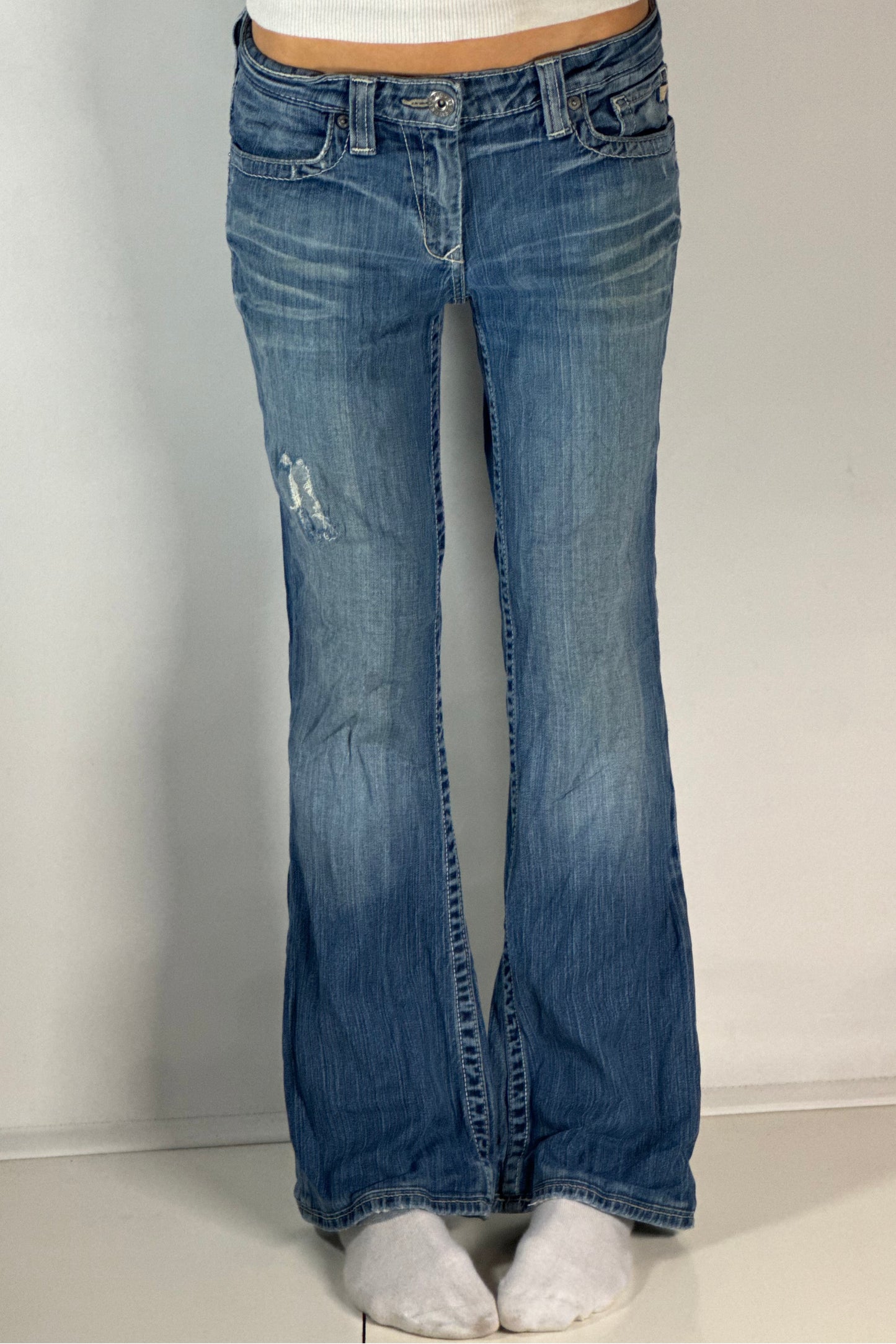Lågmidjade jeans stl: S/M