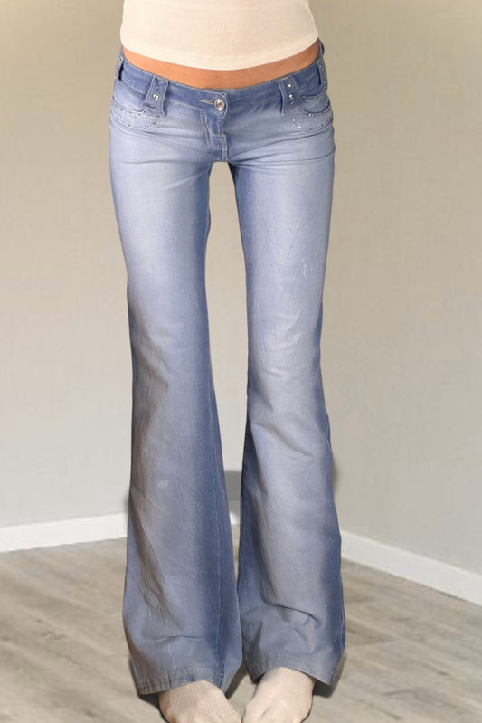 Lågmidjade byxor stl: XS
