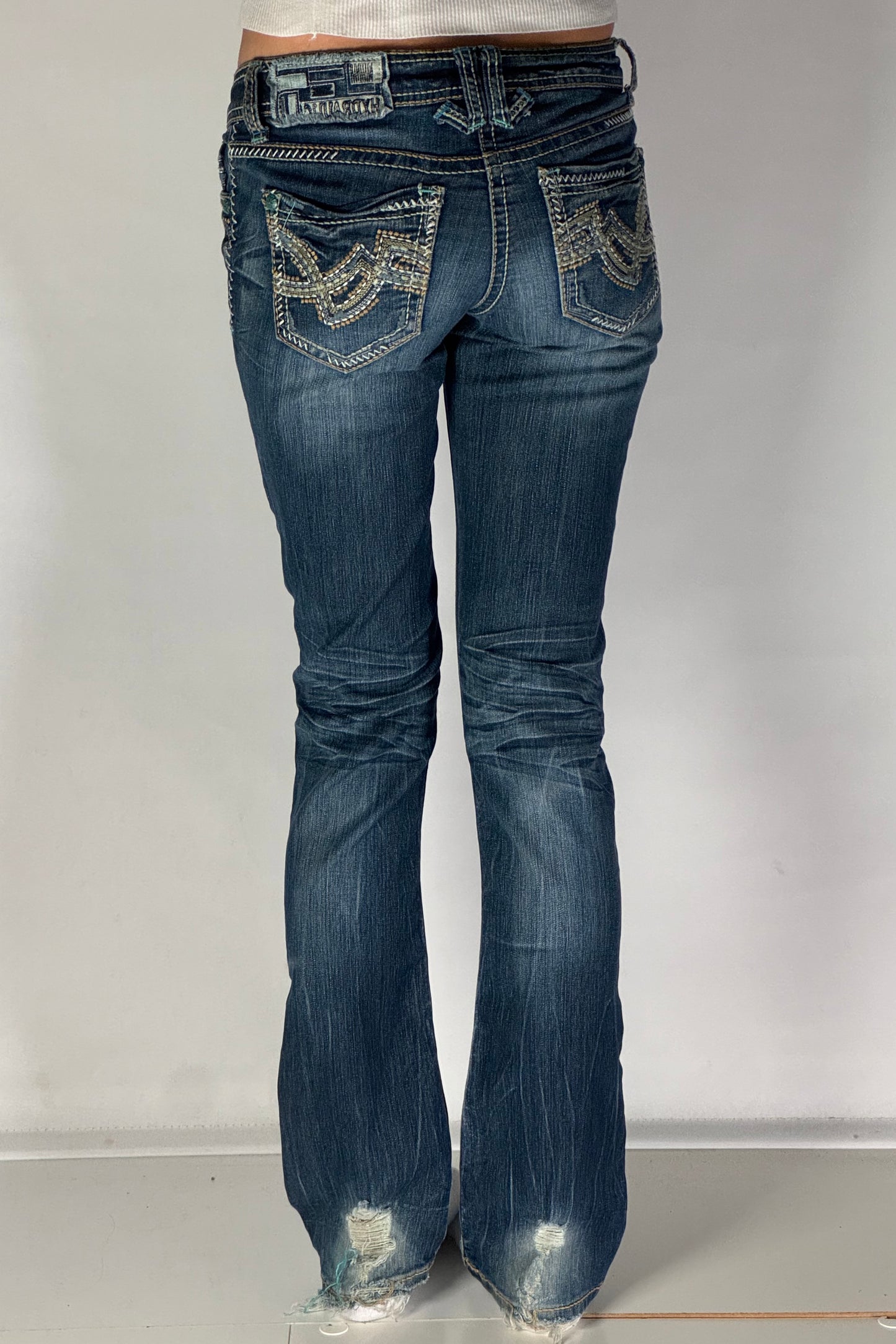 Lågmidjade jeans stl: XXS