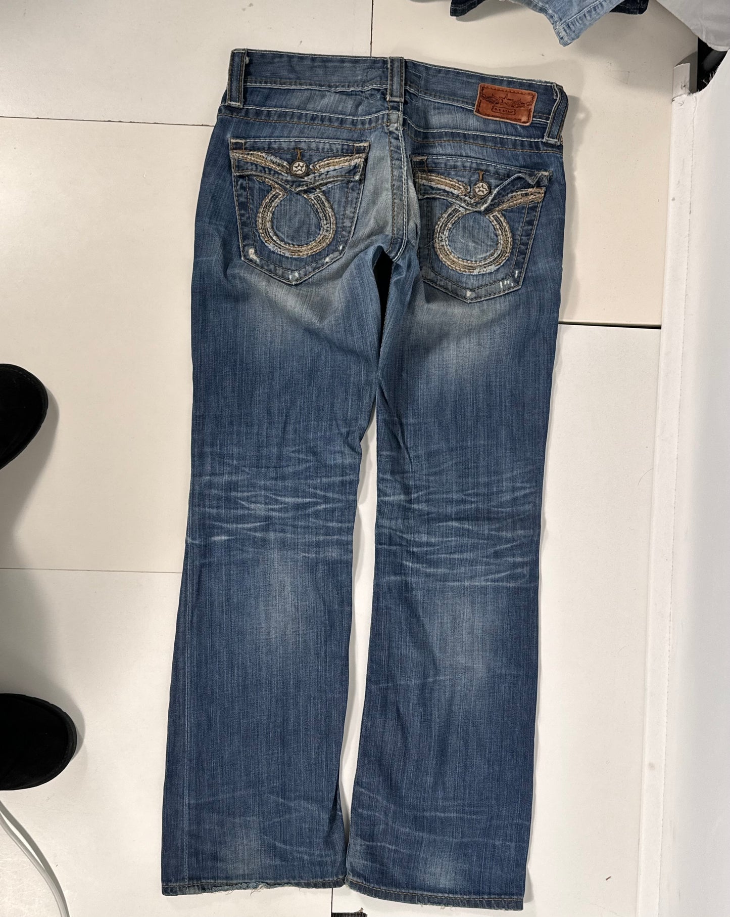 Lågmidjade jeans stl: M