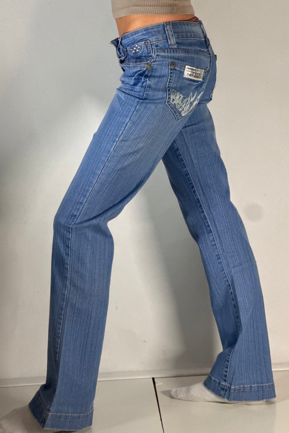 Lågmidjade jeans stl: XXS