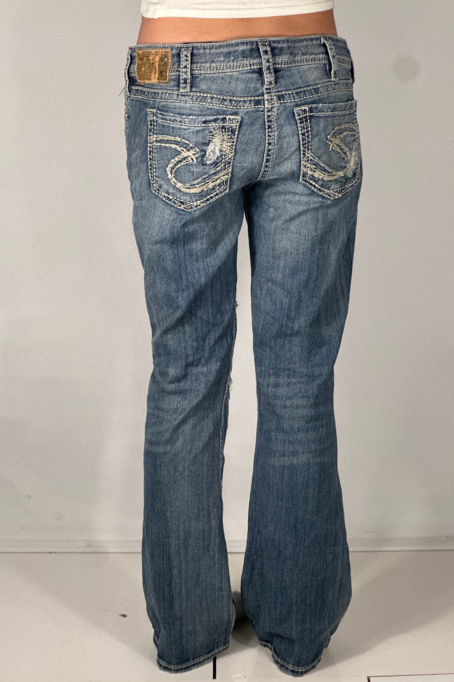 Lågmidjade jeans stl: M