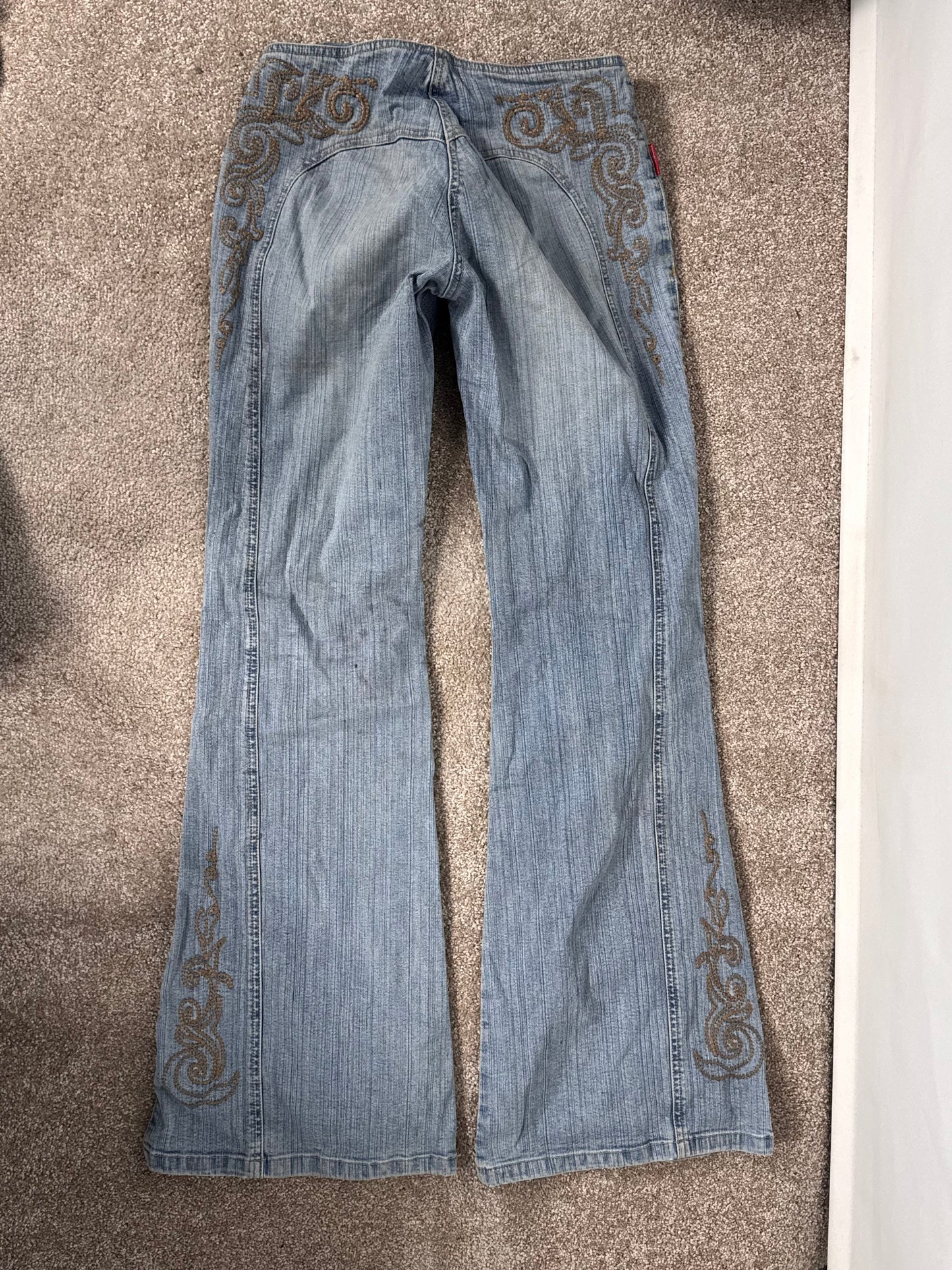 Lavlivede jeans str: XS