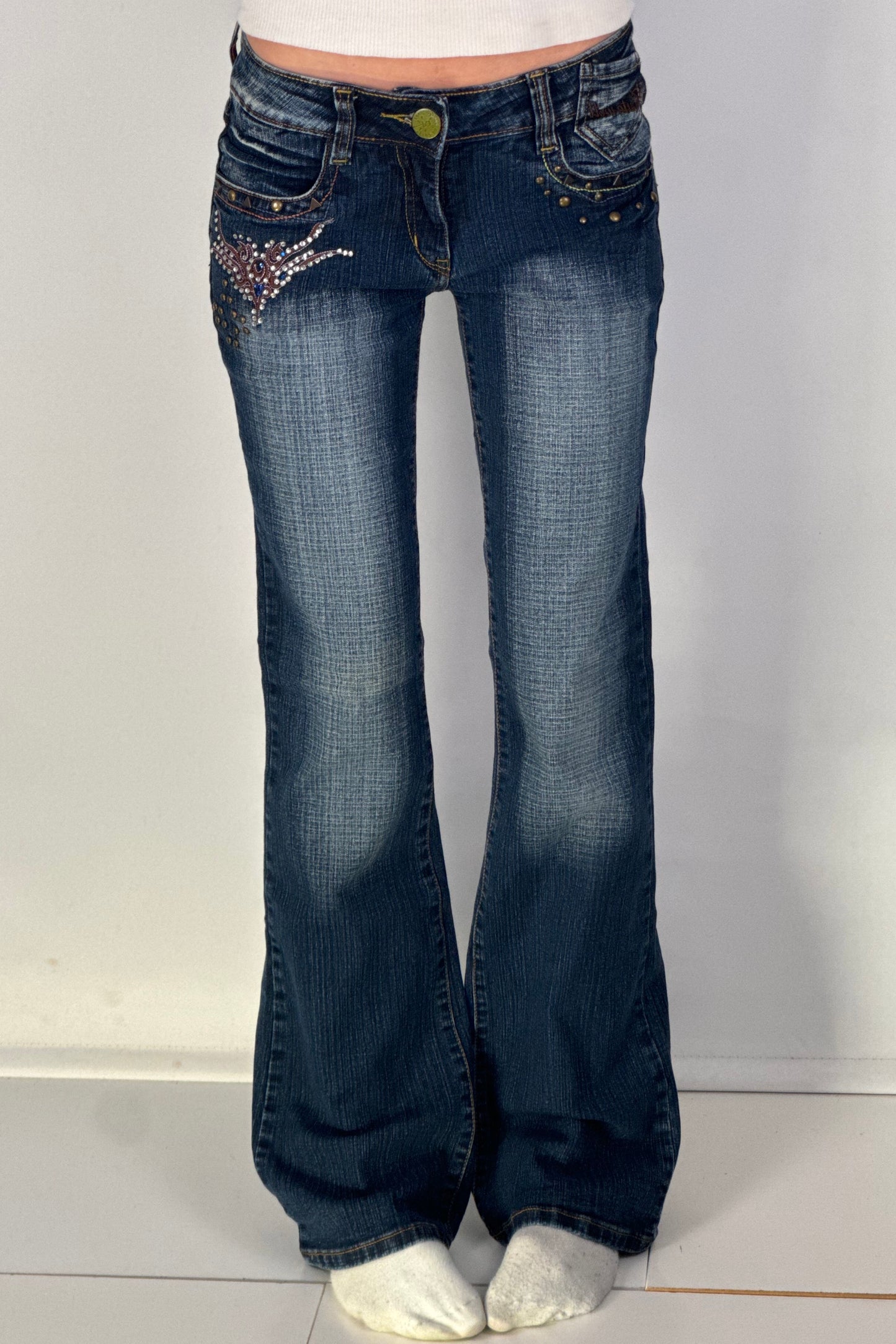 Lavtaljede jeans str: XXS