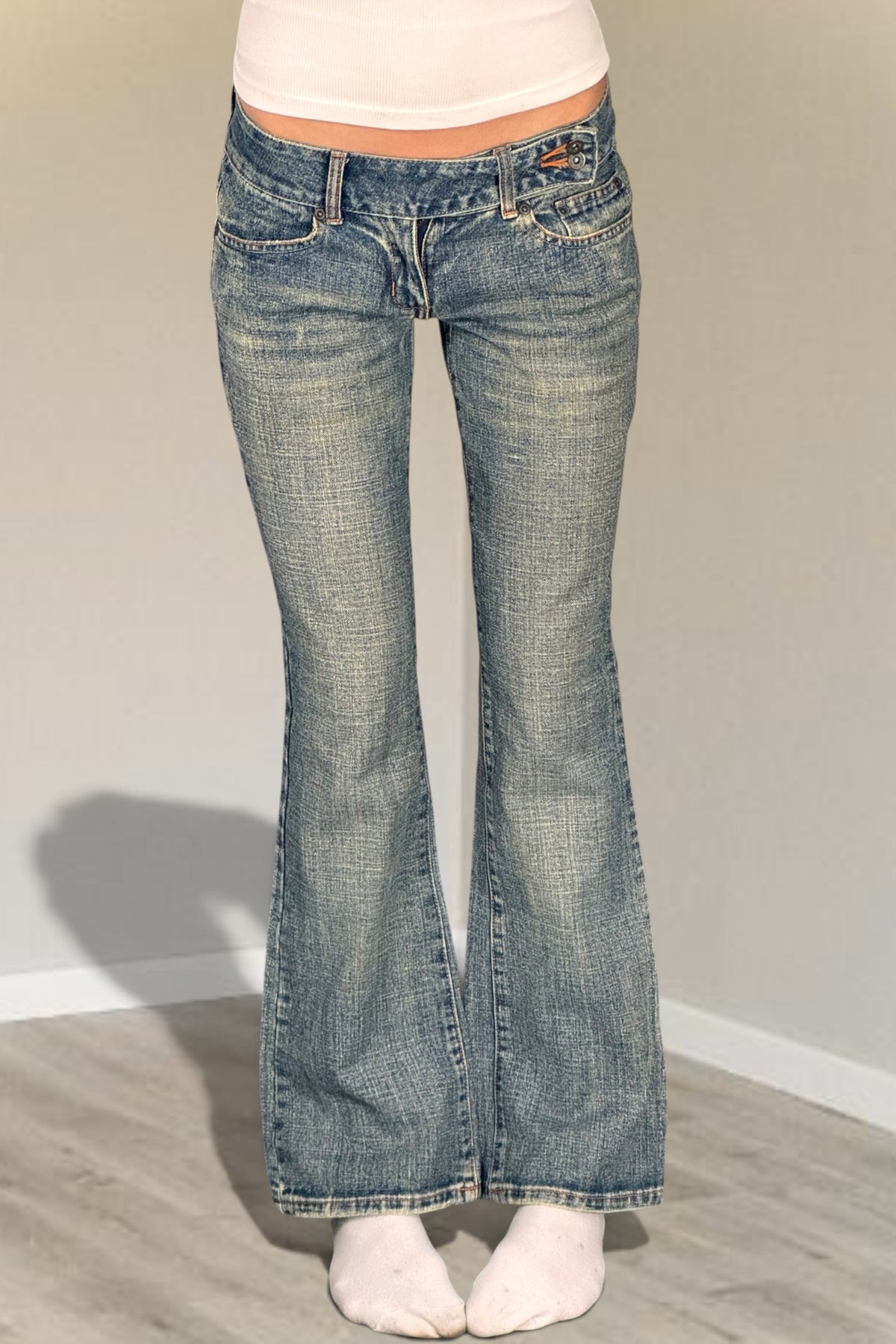 Lågmidjade jeans stl: XS