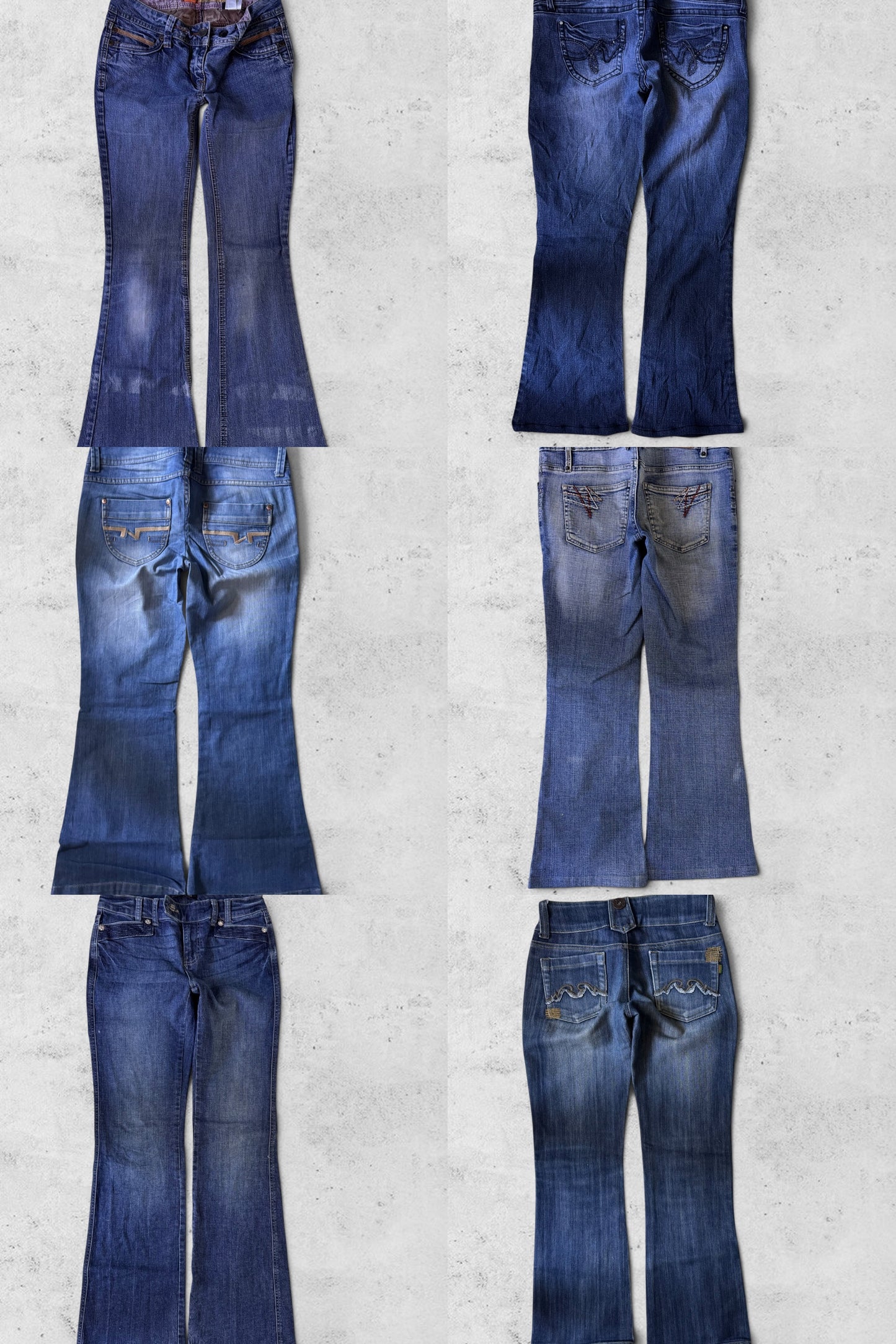 Bundle 19 st jeans stl: olika