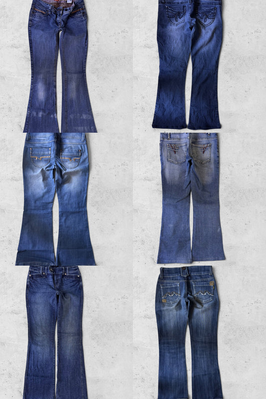 Bundle 19 st jeans stl: olika