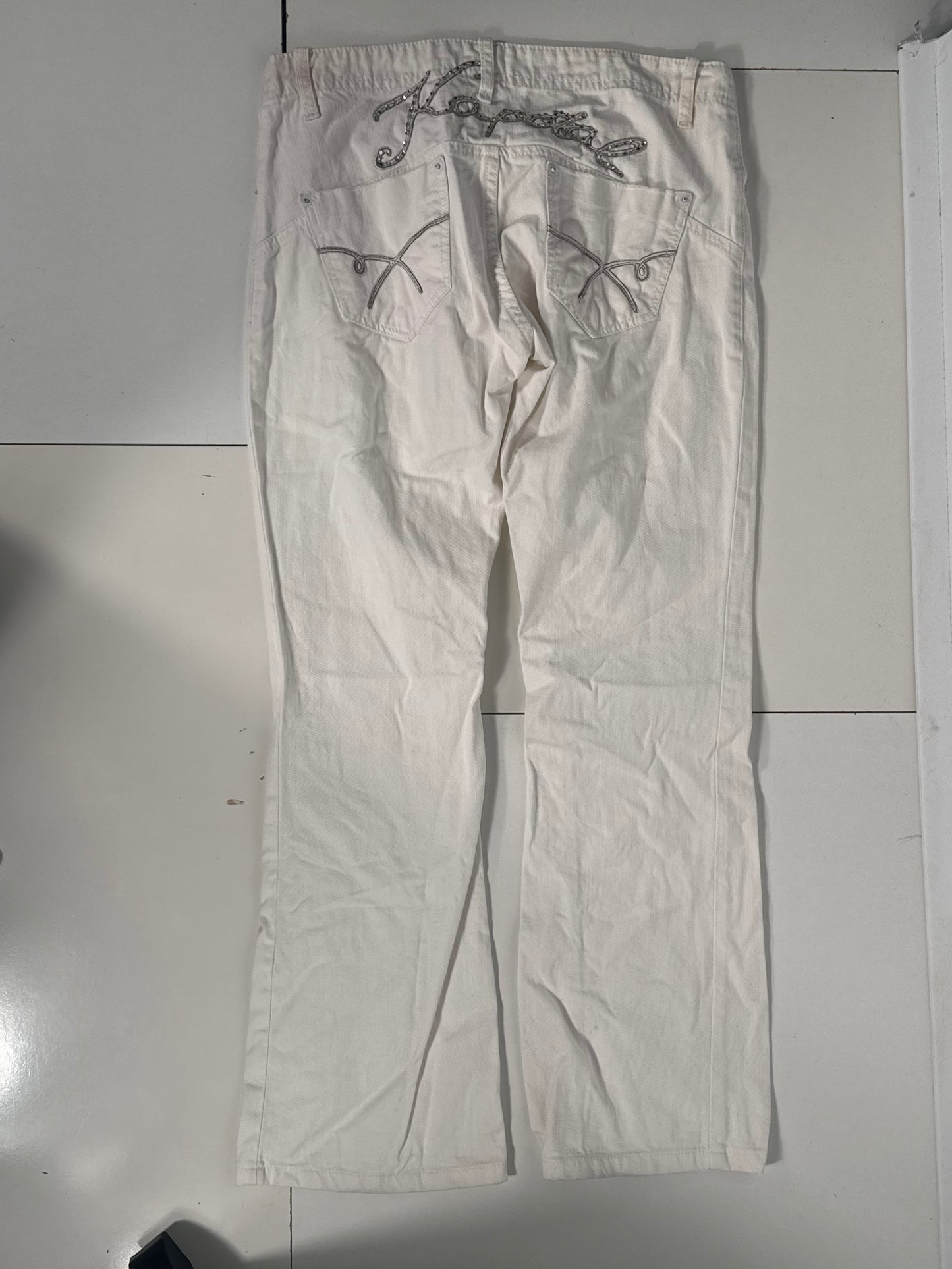 Lågmidjade byxor stl: S