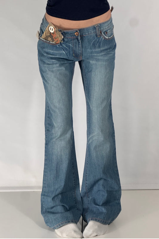 Lågmidjade jeans stl: M