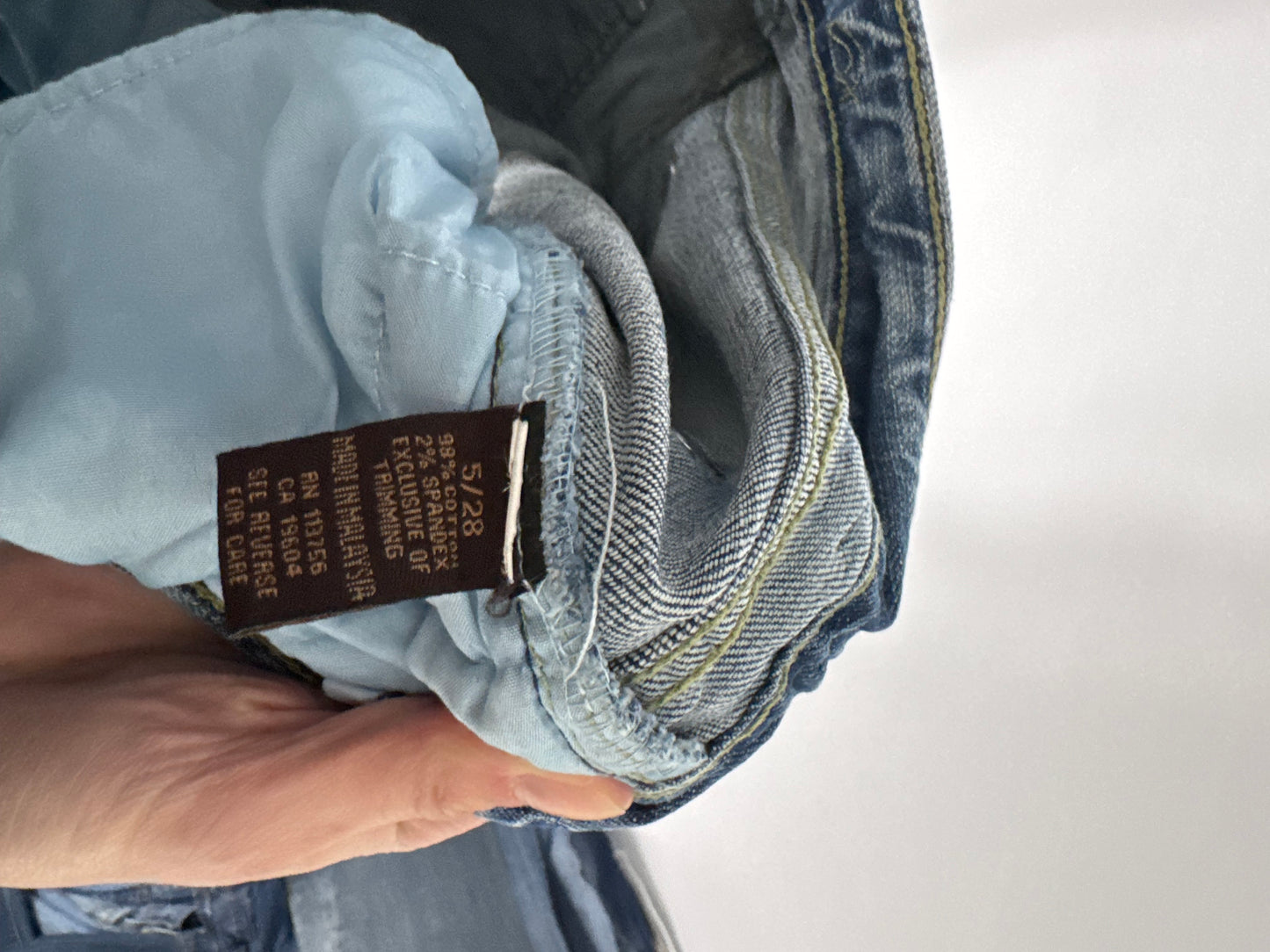 Lågmidjade jeans stl: S