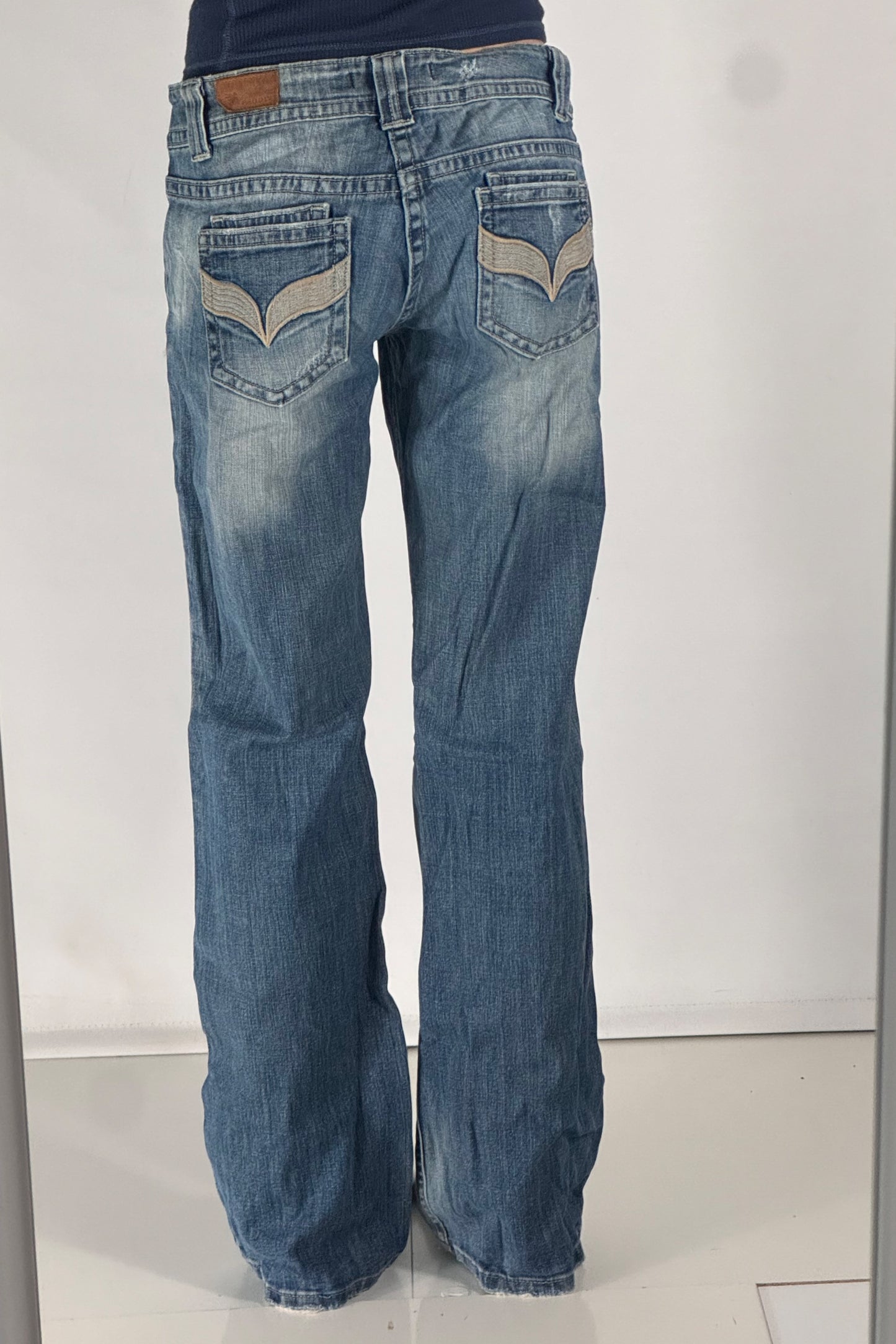 Lavtaljede jeans str: M