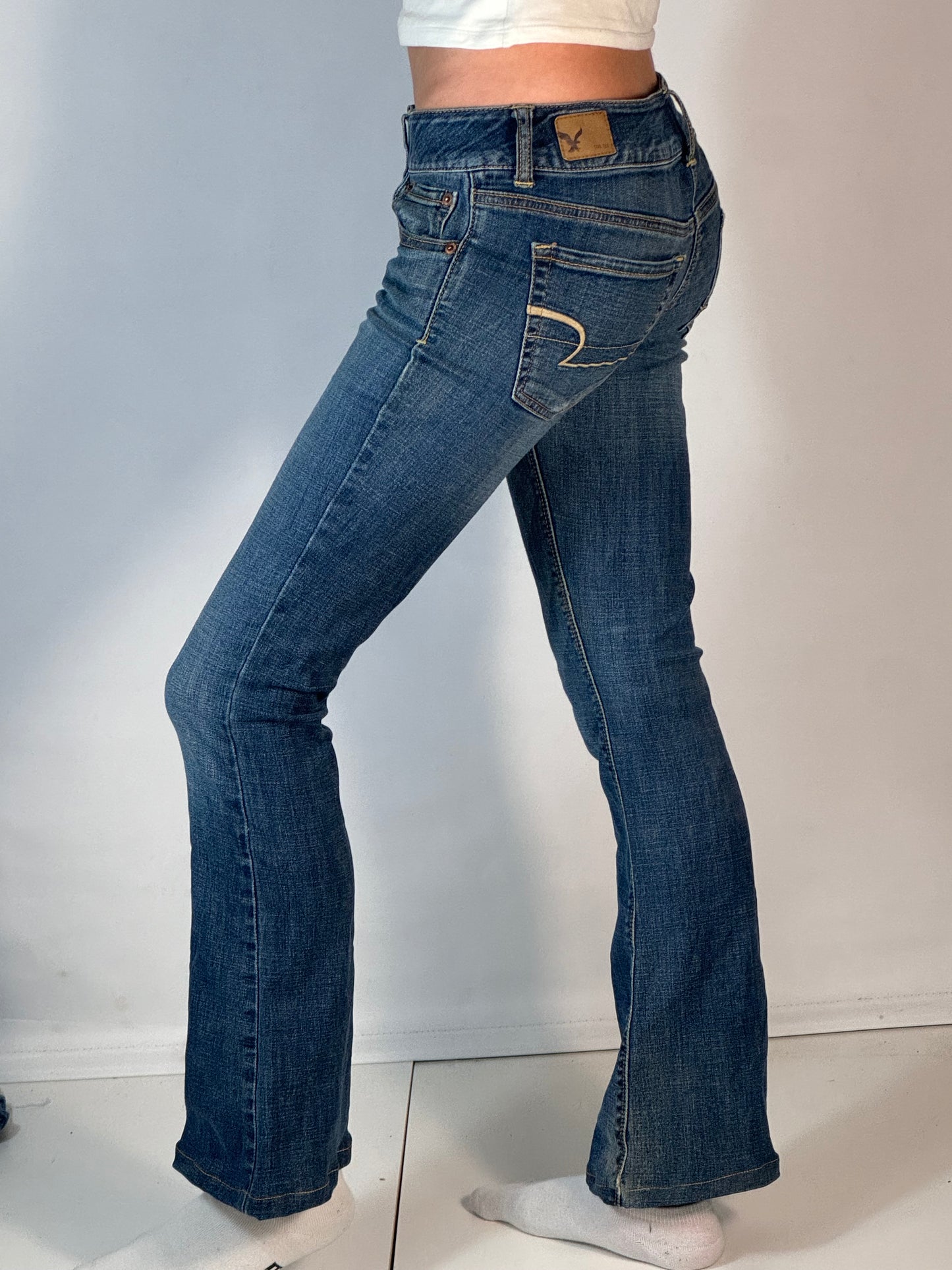 Lågmidjade jeans stl: XS