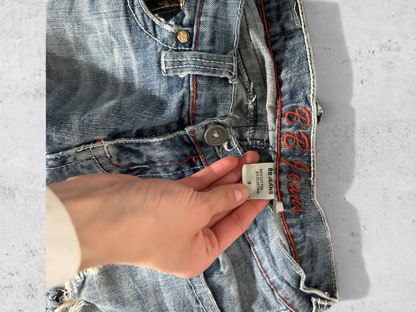 Lågmidjade jeans stl: XS/S
