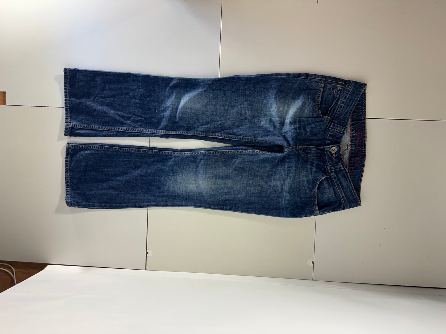 Lågmidjade jeans–stl: M
