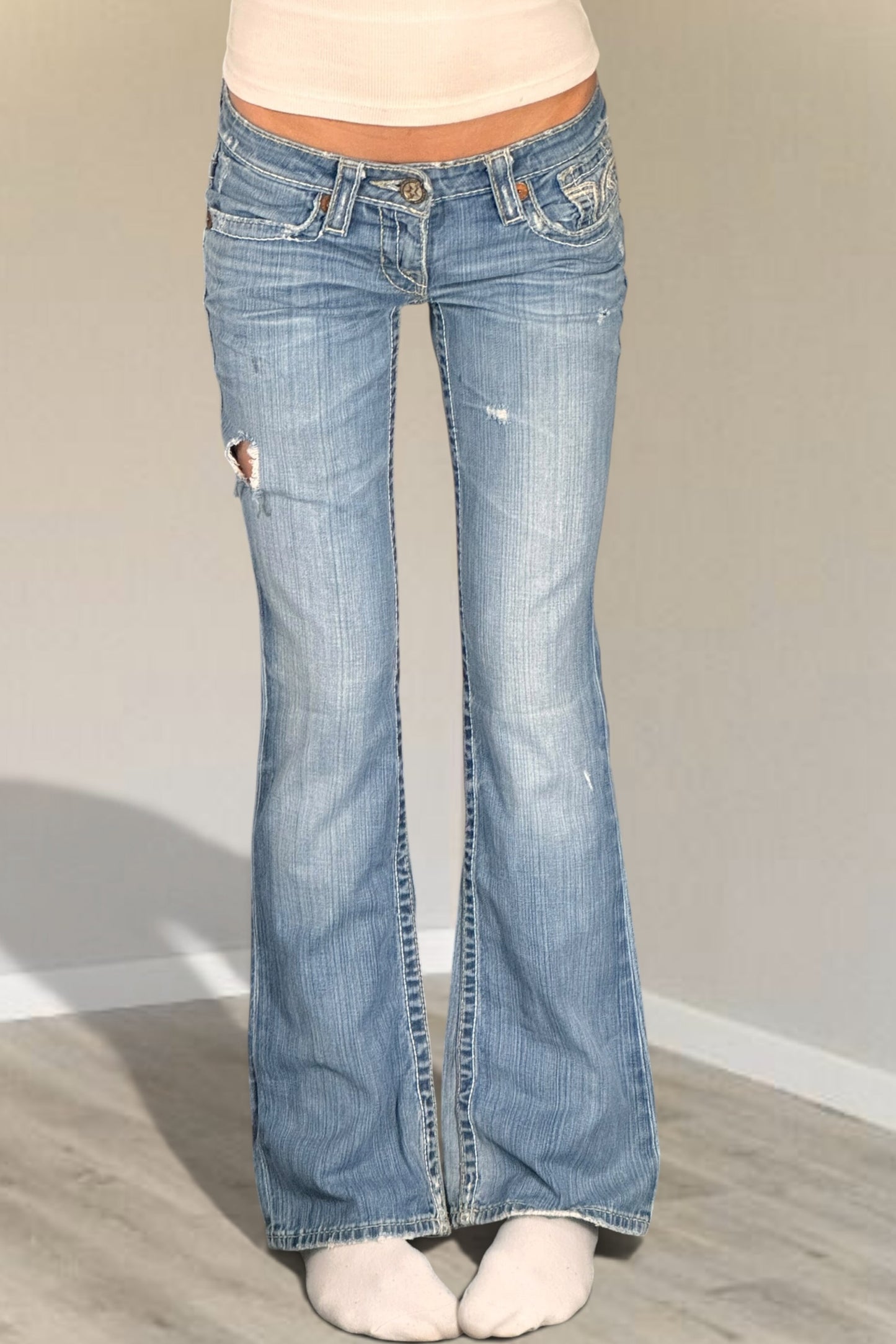 Lågmidjade jeans stl: XS