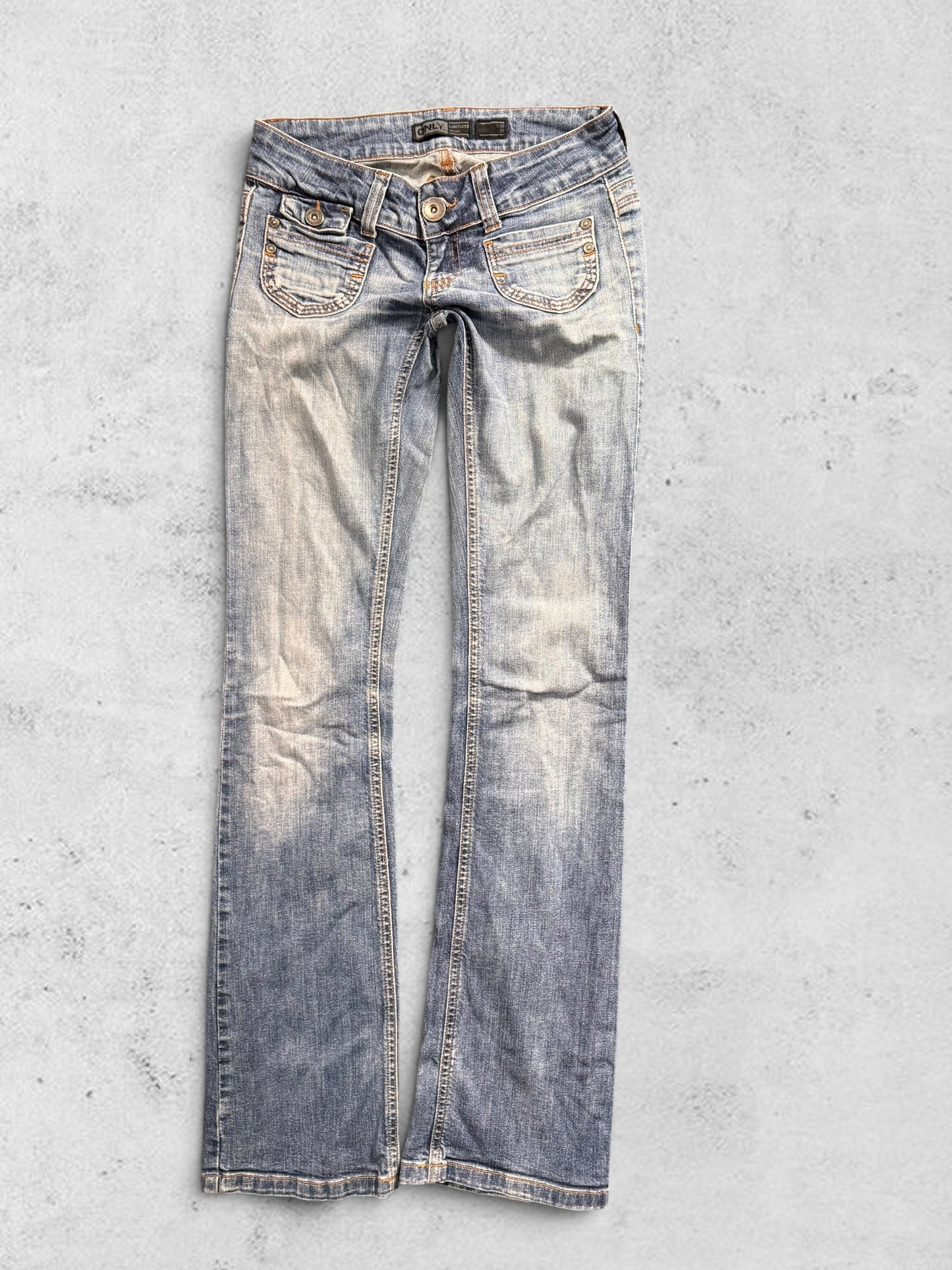 Lågmidjade jeans stl: XS
