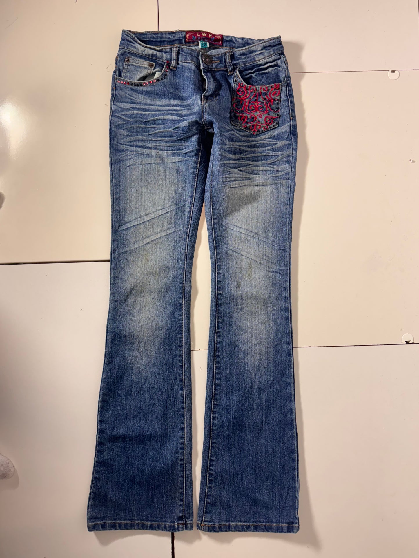 Lågmidjade jeans stl: XXS
