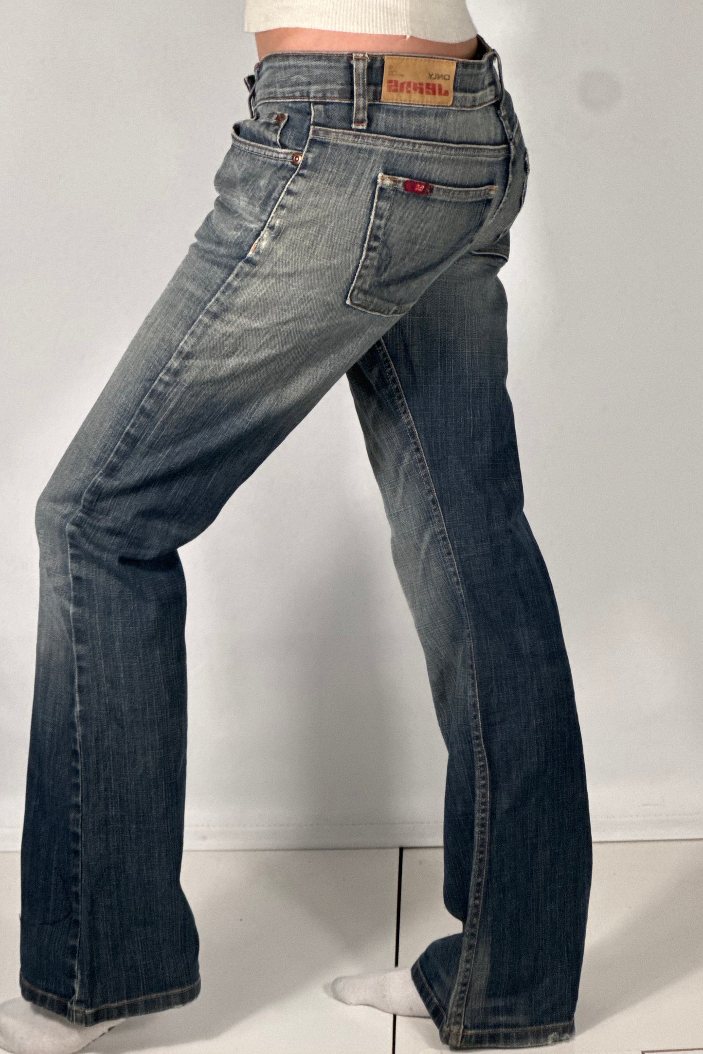 Lågmidjade jeans stl: S