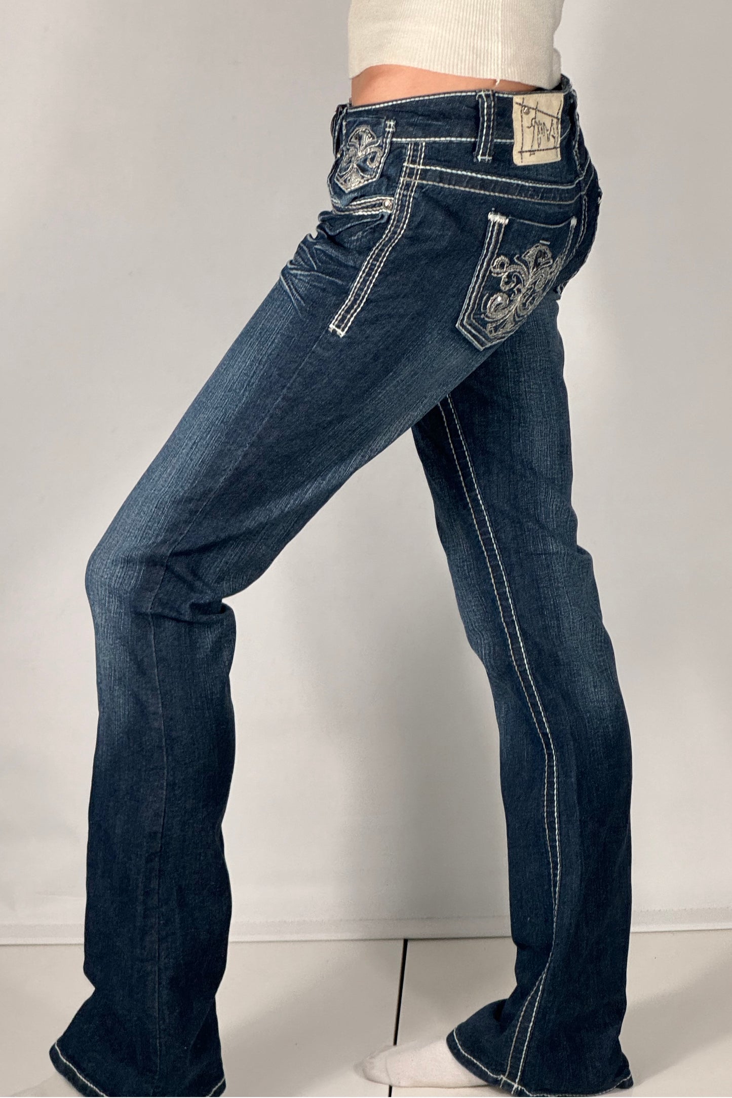 Lågmidjade jeans stl: XS