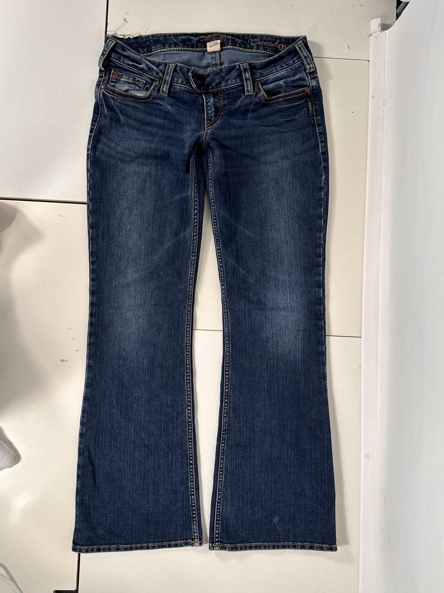 Lavtaljede jeans str: M
