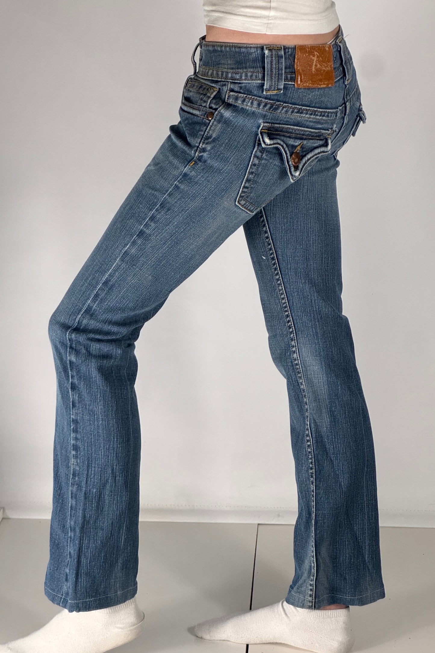 Lågmidjade jeans stl: XS