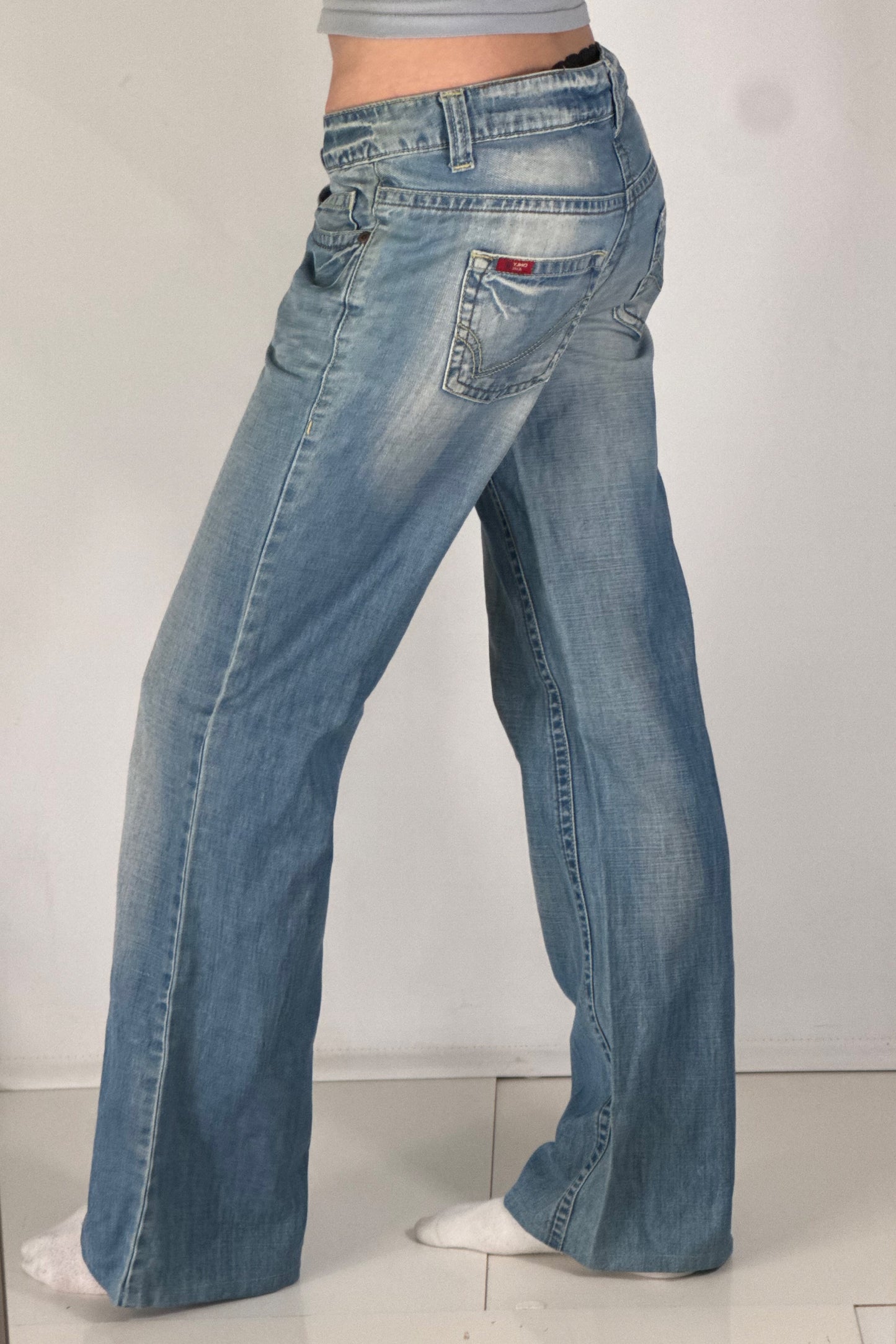 Lågmidjade jeans stl: S