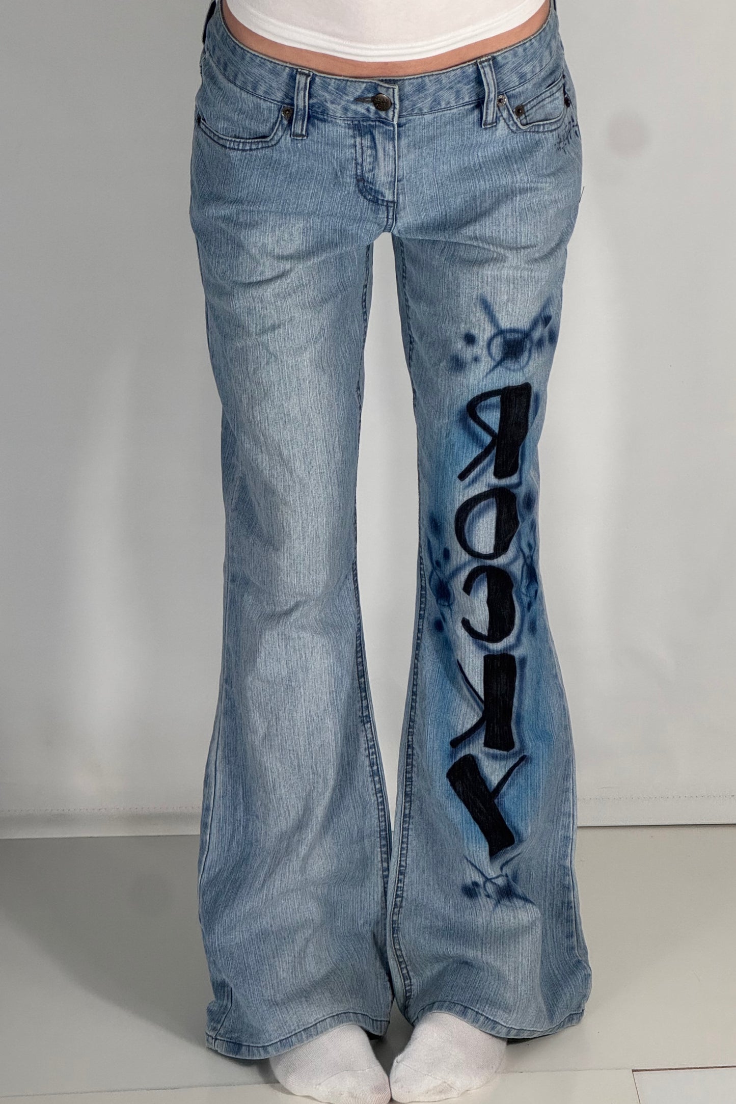Lågmidjade jeans stl: S