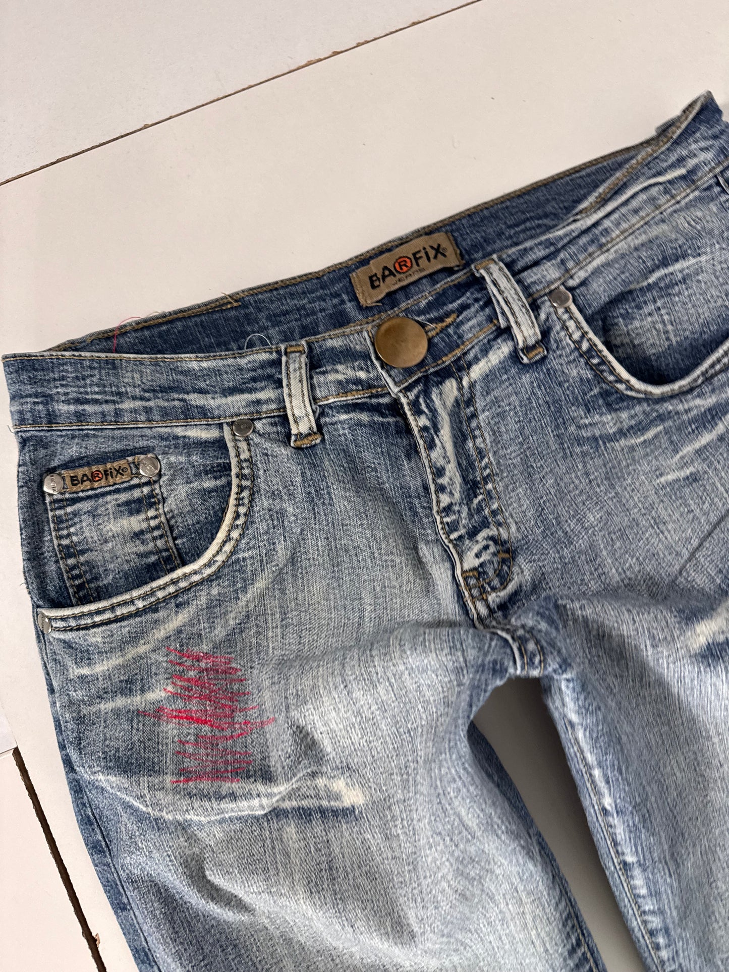 Lågmidjade jeans stl: XS