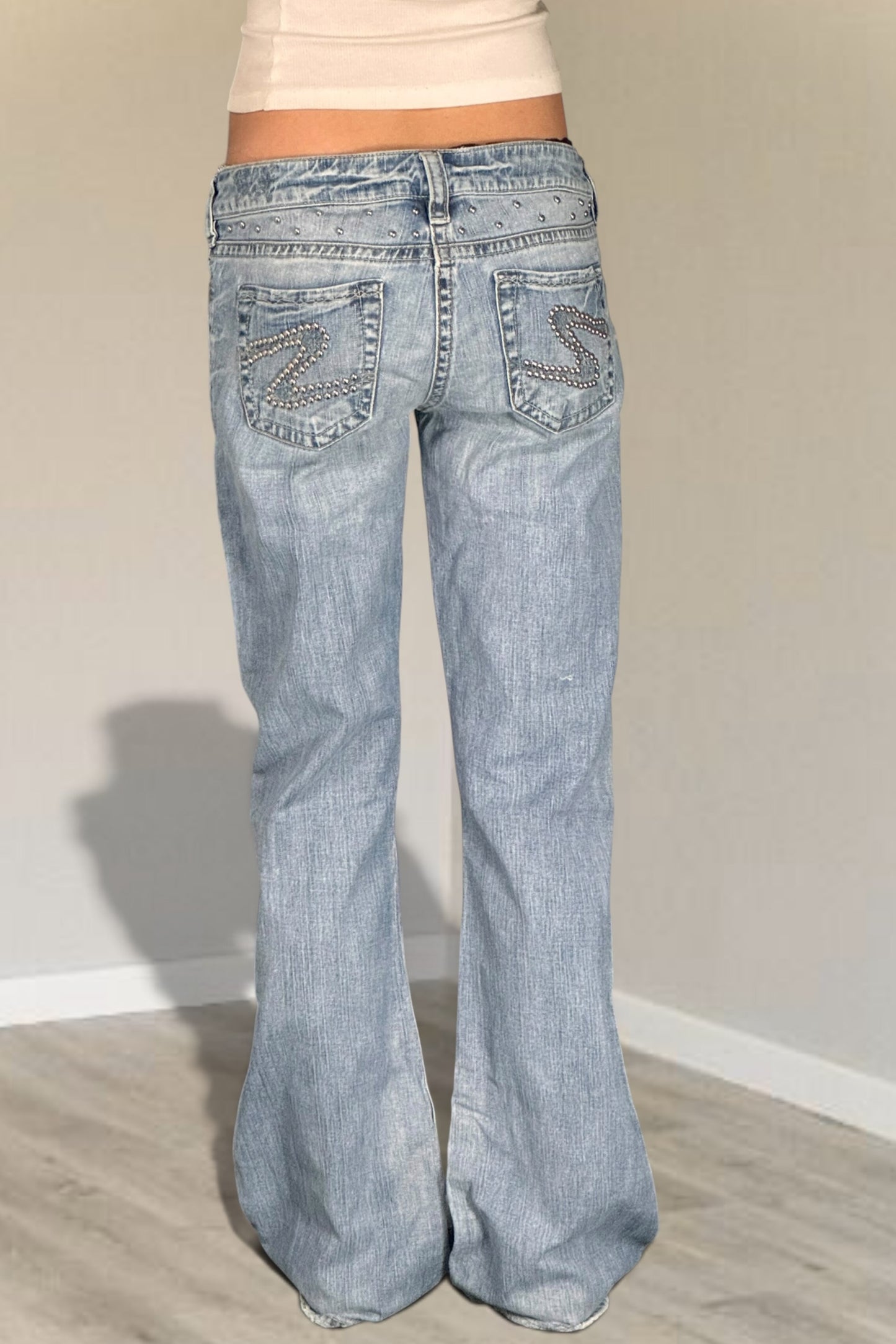 Lågmidjade jeans stl: S