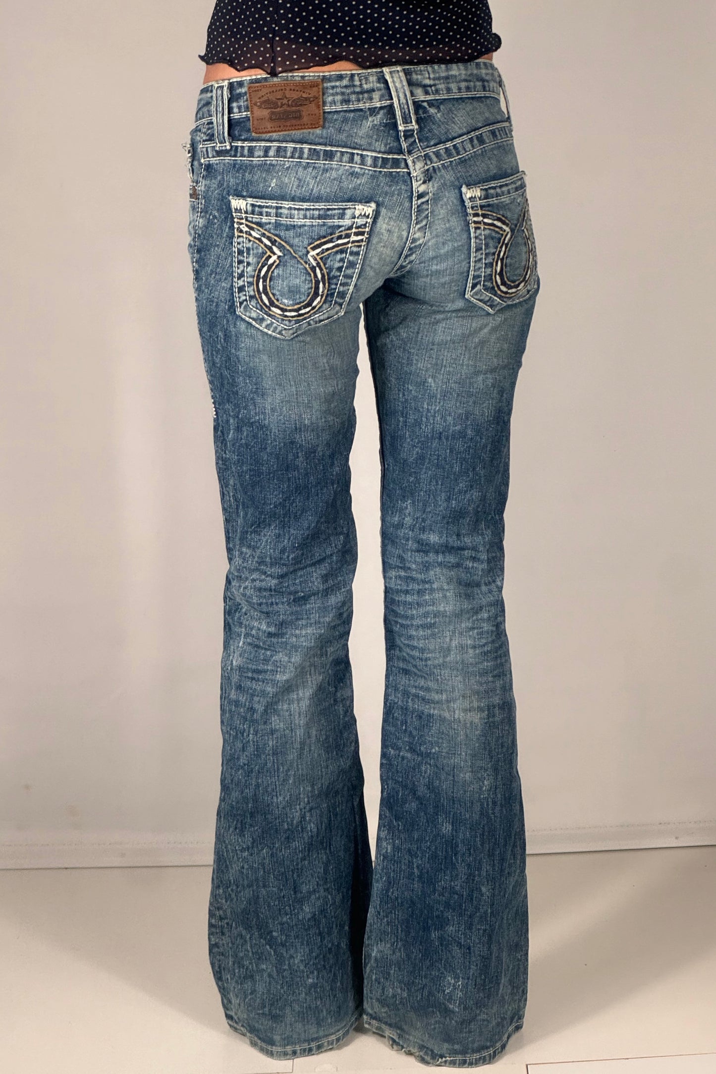 Lågmidjade jeans stl: XS