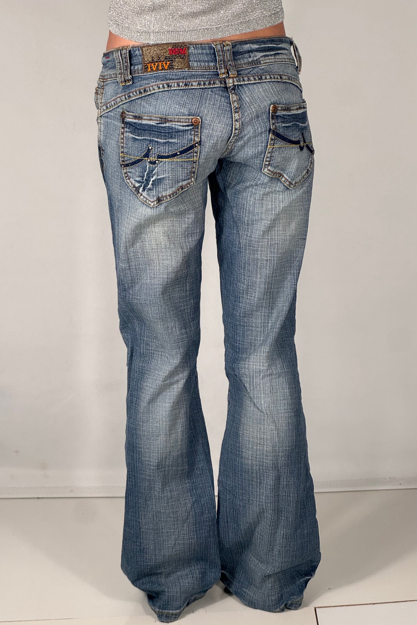 Lågmidjade jeans stl: M