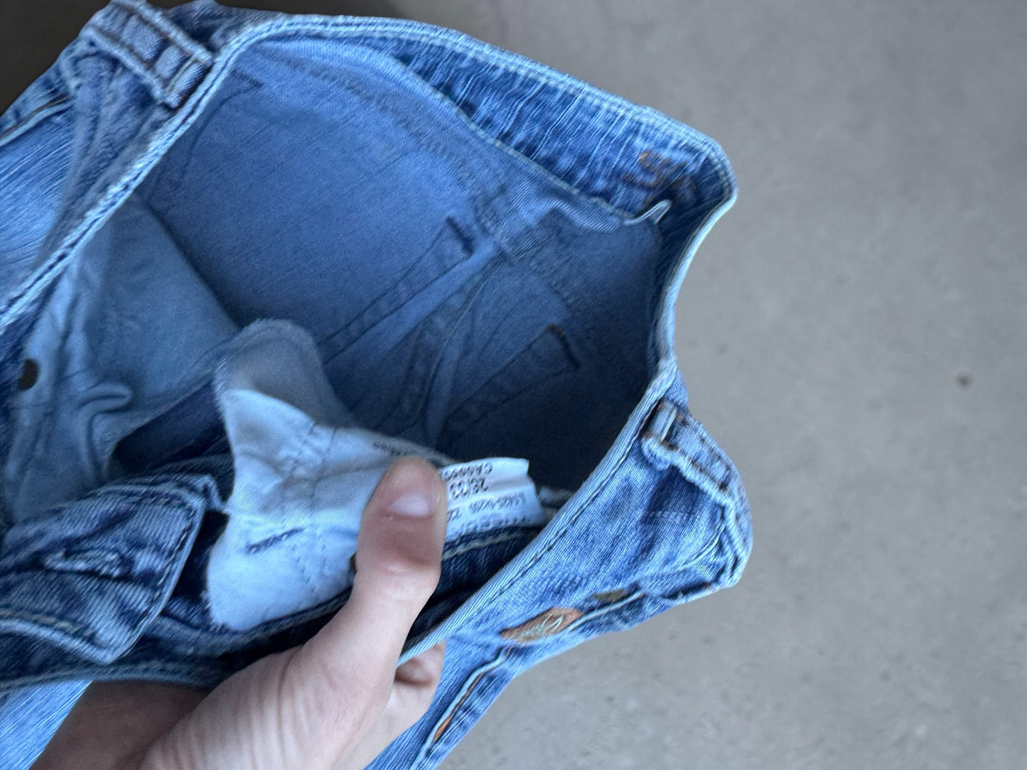 Lågmidjade jeans stl: XS