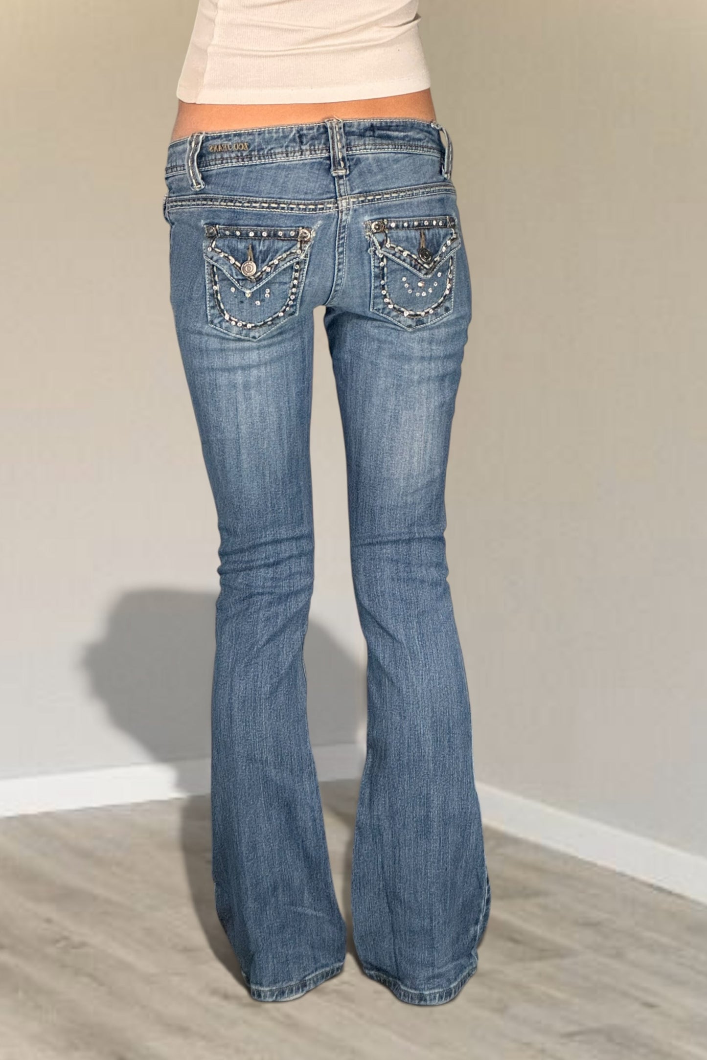 Lågmidjade jeans stl: XS