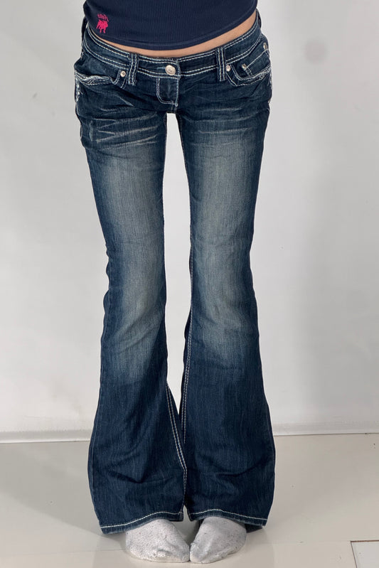 Lågmidjade jeans stl: S